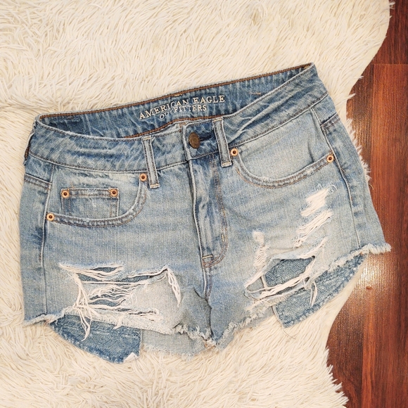 American Eagle Outfitters Pants - American Eagle Hi Rise Festival Cut Off Shorts